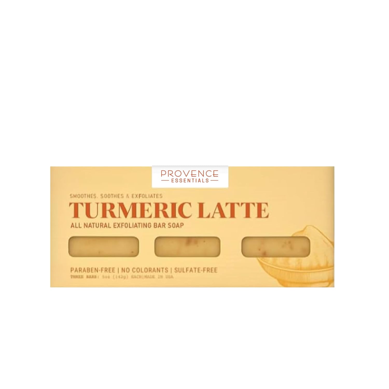 Turmeric Latte Exfoliating Bar Soap Set