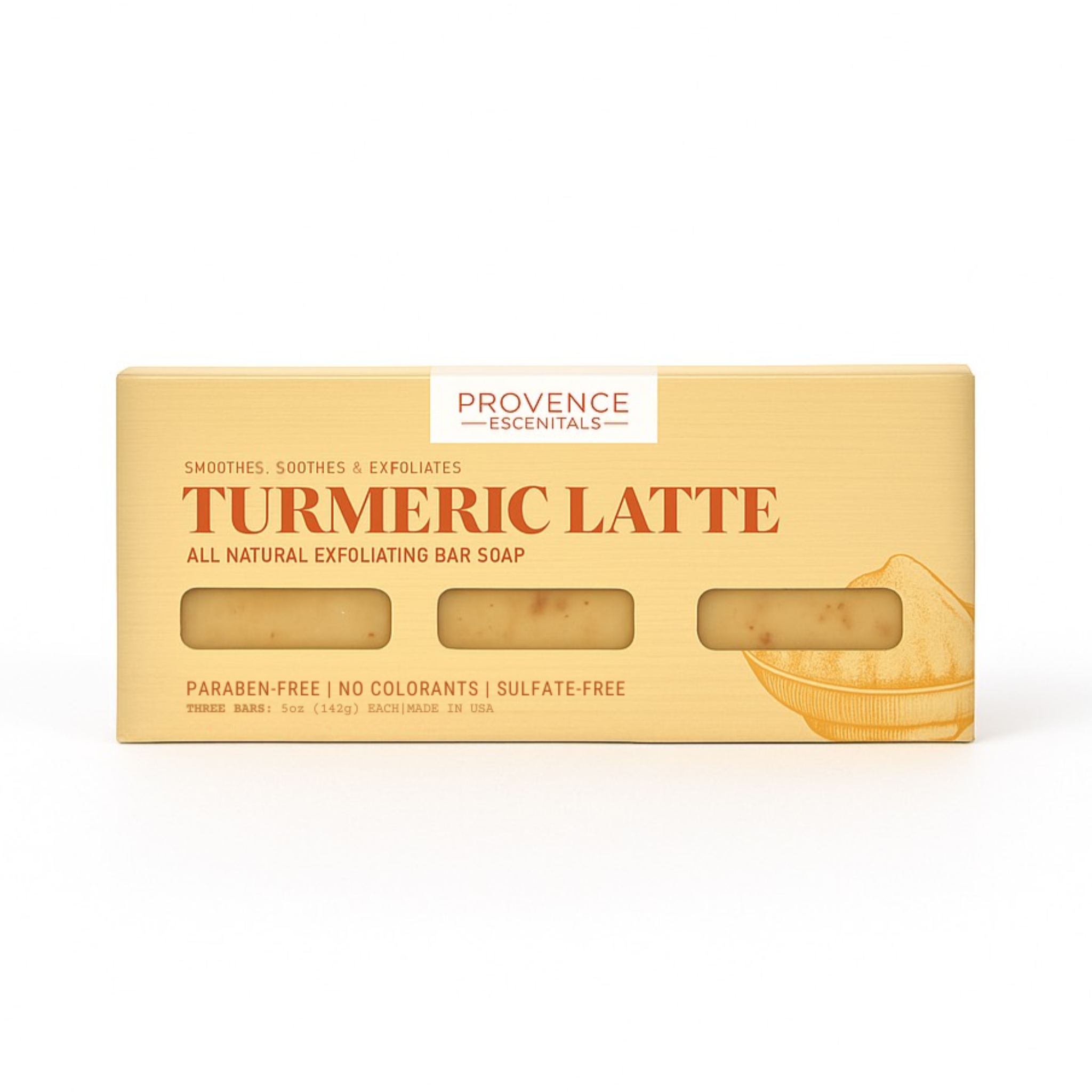 Turmeric Latte Exfoliating Bar Soap Set
