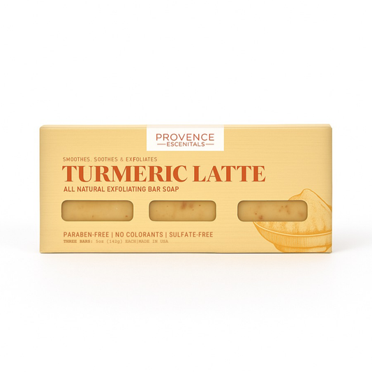 Turmeric Latte Exfoliating Bar Soap Set