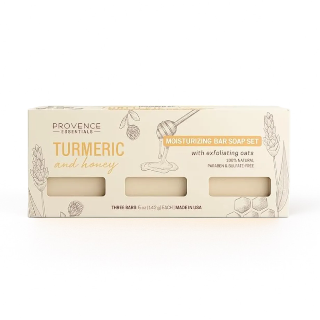 Turmeric and Honey Moisturizing Bar Soap Set
