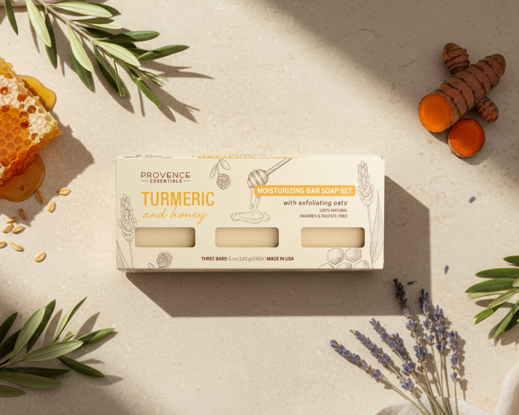 Turmeric and Honey Moisturizing Bar Soap Set