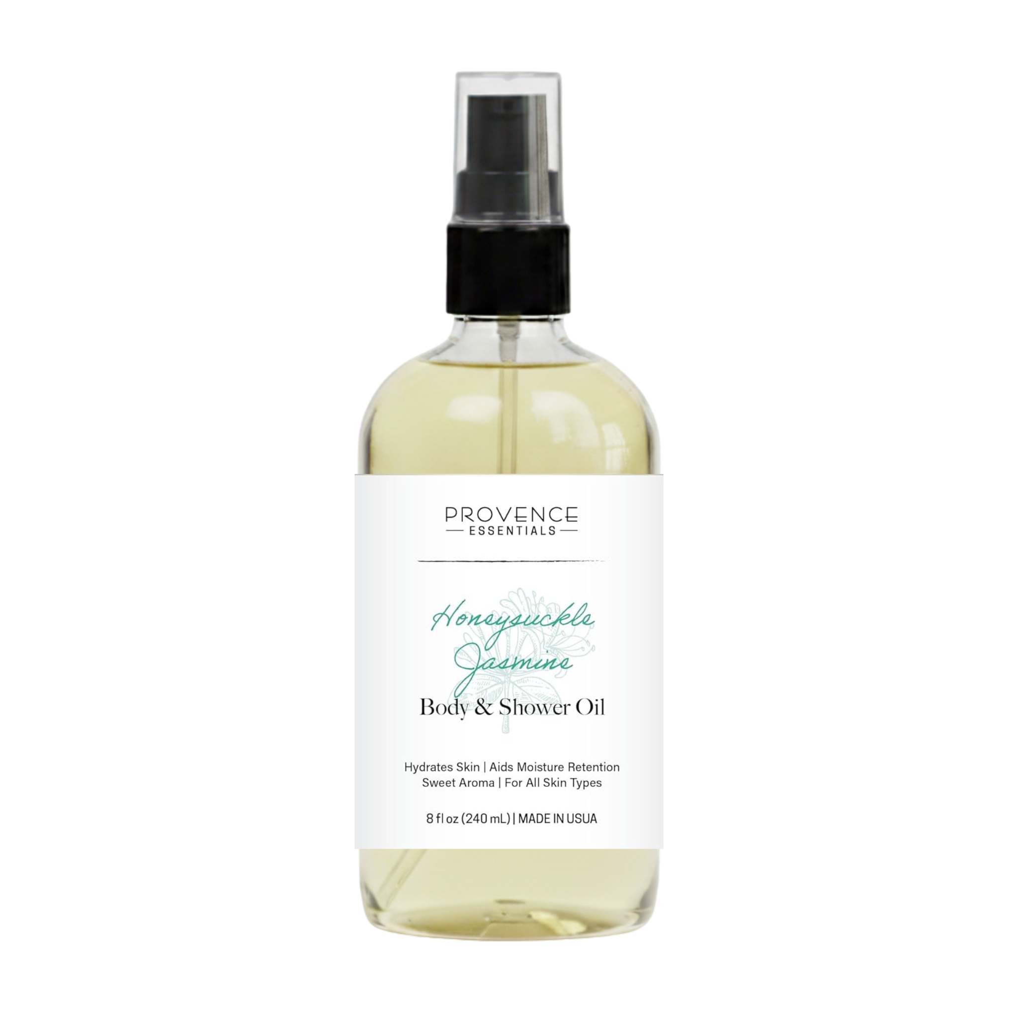 Honeysuckle and Jasmine Body and Bath Oil - 8 fl. oz