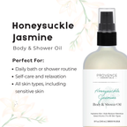 Honeysuckle and Jasmine Body and Bath Oil - 8 fl. oz