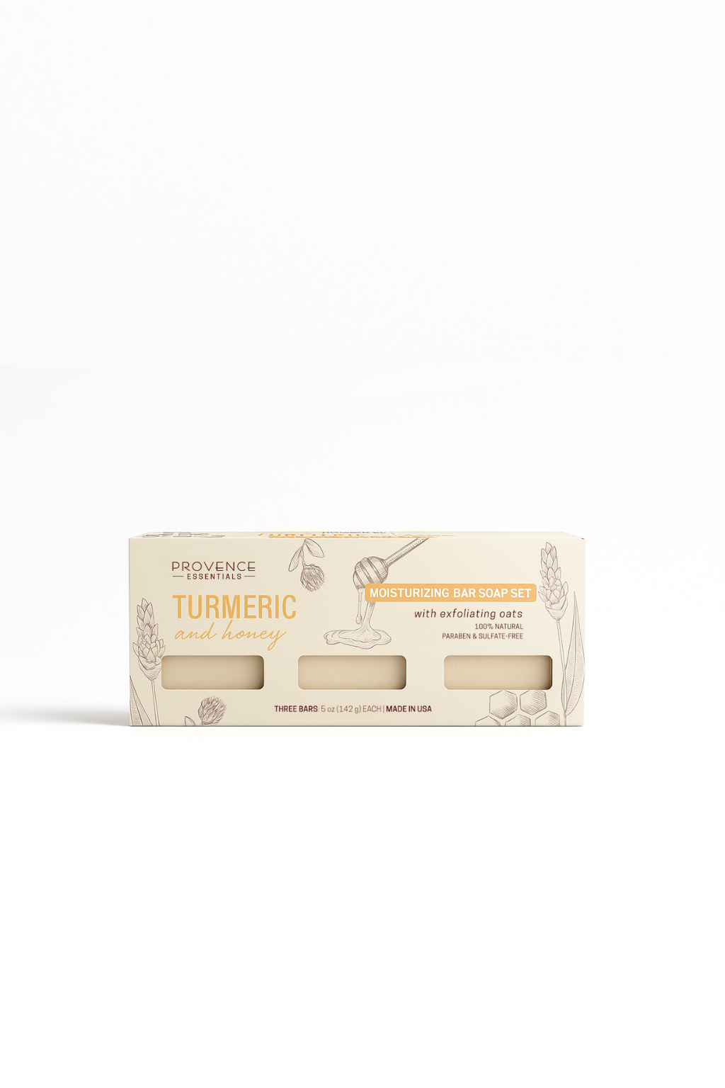 Turmeric and Honey Moisturizing Bar Soap Set